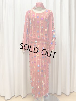 画像1: 総スパンコールガラベーヤ（アワーリム、ガワージー）