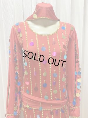 画像2: 総スパンコールガラベーヤ（アワーリム、ガワージー）