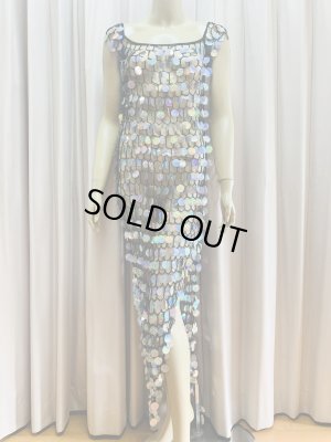 画像1: かぎ編みワンピースドレス