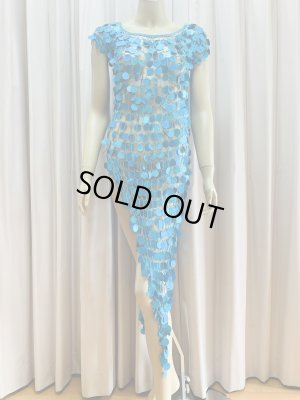 画像1: かぎ編みワンピースドレス