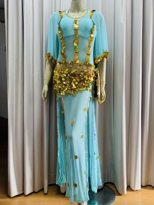 画像1: シャマダン・アワーリムワンピースドレス(5点セット）