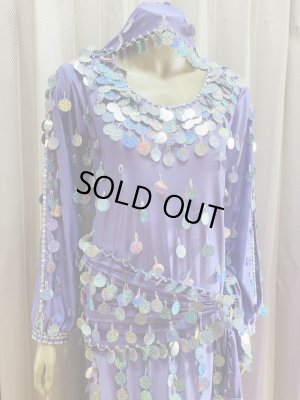 画像2: 総スパンコールガラベーヤ（アワーリム、ガワージー）