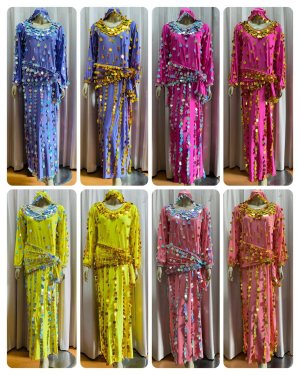 画像11: 総スパンコールガラベーヤ（アワーリム、ガワージー）