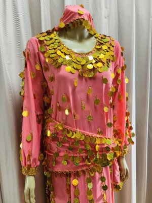 画像2: 総スパンコールガラベーヤ（アワーリム、ガワージー）