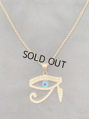 画像3: ホルスの目モチーフネックレス（45cm or 50cm)