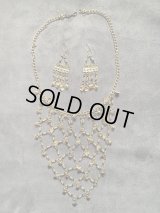 ファラオニックネックレス＆ピアスセット