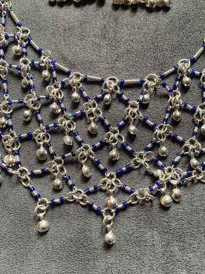 画像2: ファラオニックネックレス＆ピアスセット