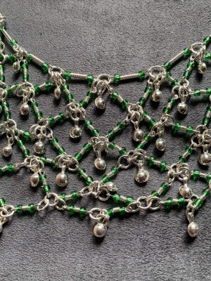 画像2: ファラオニックネックレス＆ピアスセット