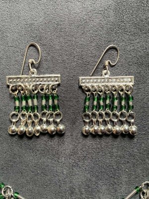 画像3: ファラオニックネックレス＆ピアスセット