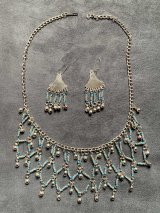 ファラオニックネックレス＆ピアスセット