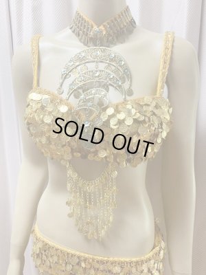 画像11: オールドスタイル、ガワージー、トライバルコインブラベルト（ゴールド）