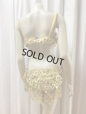 画像3: オールドスタイル、ガワージー、トライバルコインブラベルト（ゴールド）