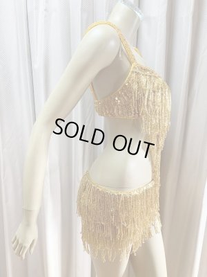 画像3: キャバレースタイル、フリンジブラベルト（ゴールド）