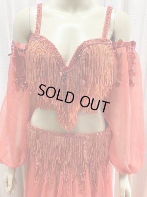 画像2: キャバレースタイル、フリンジブラベルト(スカート＆アーム付き）