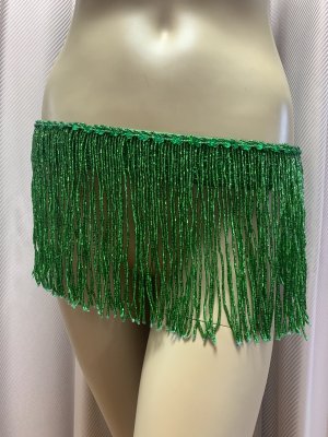 画像3: フォークロア衣装用ビーズフリンジベルト(99cm)