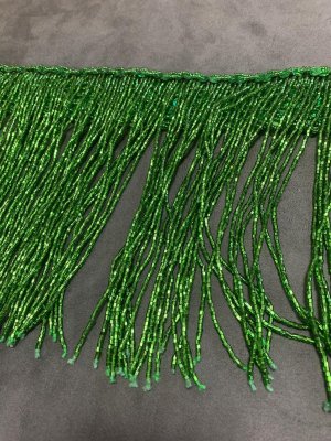 画像7: フォークロア衣装用ビーズフリンジベルト(99cm)