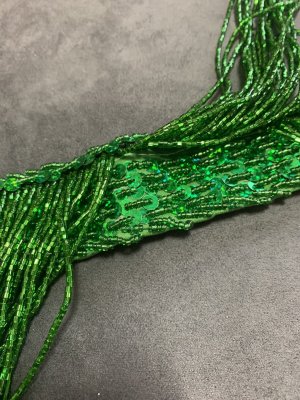 画像9: フォークロア衣装用ビーズフリンジベルト(99cm)