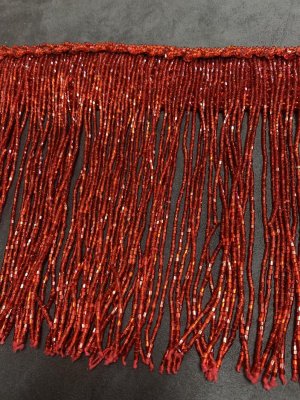 画像11: フォークロア衣装用ビーズフリンジベルト(99cm)