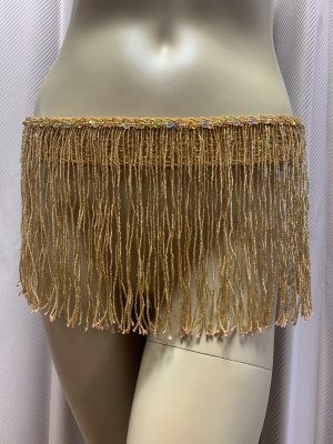 画像5: フォークロア衣装用ビーズフリンジベルト(99cm)