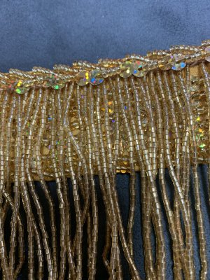 画像12: フォークロア衣装用ビーズフリンジベルト(99cm)