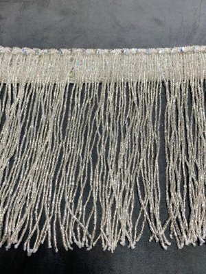 画像14: フォークロア衣装用ビーズフリンジベルト(99cm)