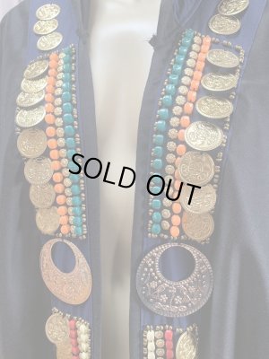 画像3: ハンドメイドのフード付き前あきガラベーヤ