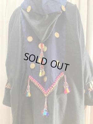 画像5: ハンドメイドのフード付き前あきガラベーヤ