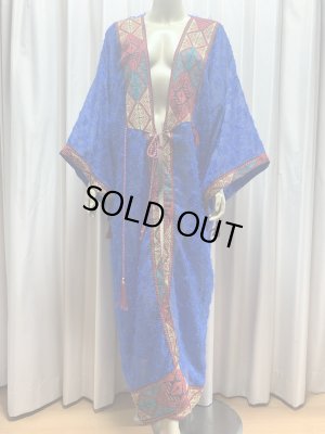 画像2: クロスステッチ前開きアバーヤ（ガラベイヤ）