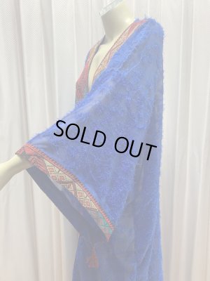 画像5: クロスステッチ前開きアバーヤ（ガラベイヤ）