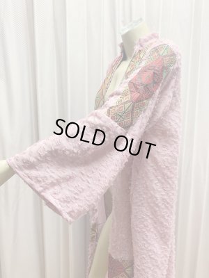 画像5: クロスステッチ前開きアバーヤ（ガラベイヤ）