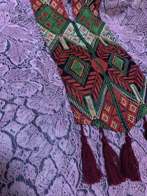 画像5: レース生地ガラベイヤ