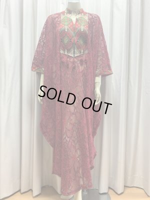 画像1: レース生地ガラベイヤ