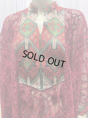 画像2: レース生地ガラベイヤ