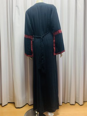 画像5: クロスステッチのベドウィン風アバーヤ（ミシン刺しゅう）