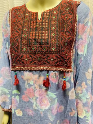 画像3: 花柄プリントガラベイヤ（訳アリ）