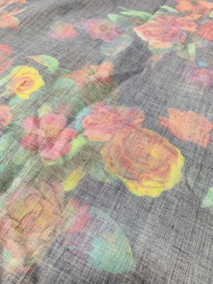 画像7: 花柄プリントガラベイヤ（訳アリ）