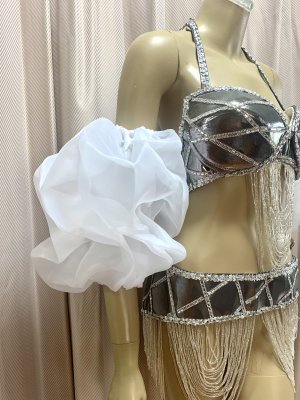 画像2: 取り外し可チュールスリーブ（両腕）