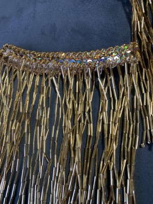 画像3: ビーズフリンジ付きアーム（両腕用）ゴールド