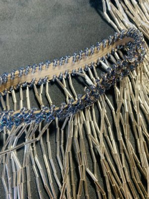 画像5: ビーズフリンジ付きアーム（両腕用）シルバー