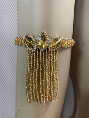 画像2: ビーズフリンジ付きアーム（両腕用）ゴールド