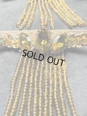 画像6: ビーズフリンジ付きアーム（両腕用）ゴールド