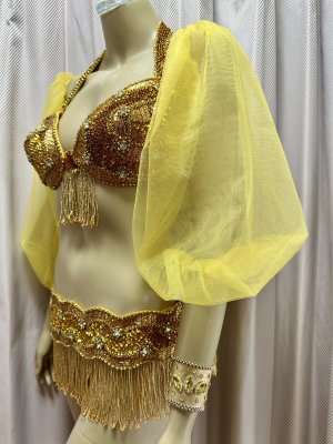 画像4: 取り外し可七分丈チュールスリーブ（両腕）