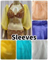 取り外し可七分丈チュールスリーブ（両腕）