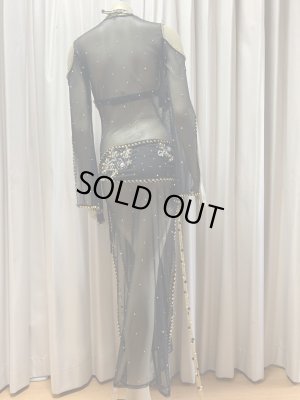 画像6: Hanine特注パワーネット生地バラディドレス