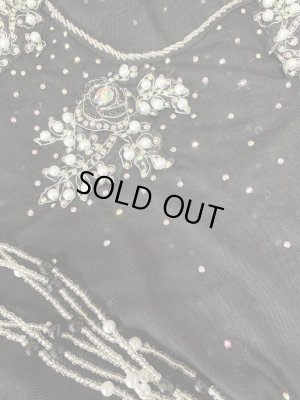 画像7: Hanine特注パワーネット生地バラディドレス