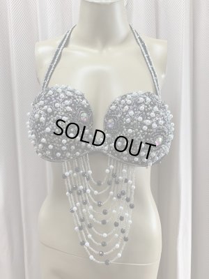 画像9: Hanine特注パワーネット生地バラディドレス