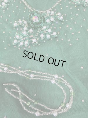 画像9: Hanine特注パワーネット生地バラディドレス