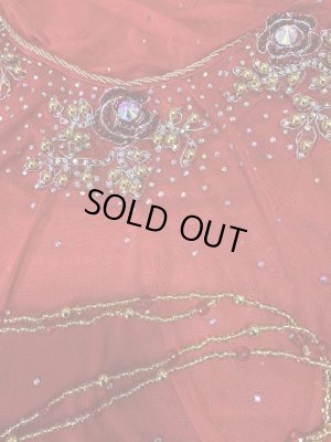 画像9: Hanine特注パワーネット生地バラディドレス