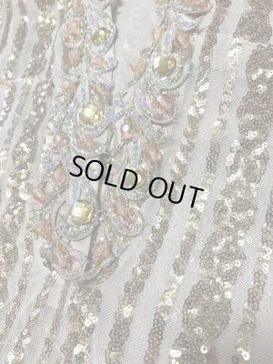 画像9: スパンコールスタンドカラーバラディドレス（4点セット）