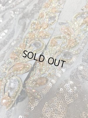 画像9: スパンコールスタンドカラーバラディドレス（4点セット）